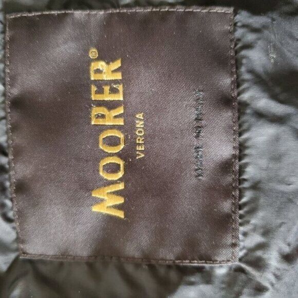 MooRER Verona Women's Puffer Jacket  Dark Brown Size Small  Made in Italy EUC - Picture 9 of 16